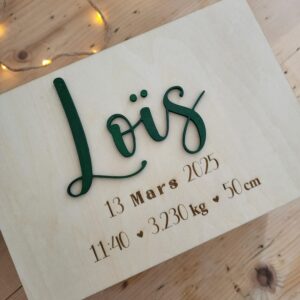 Boite à souvenirs bébé