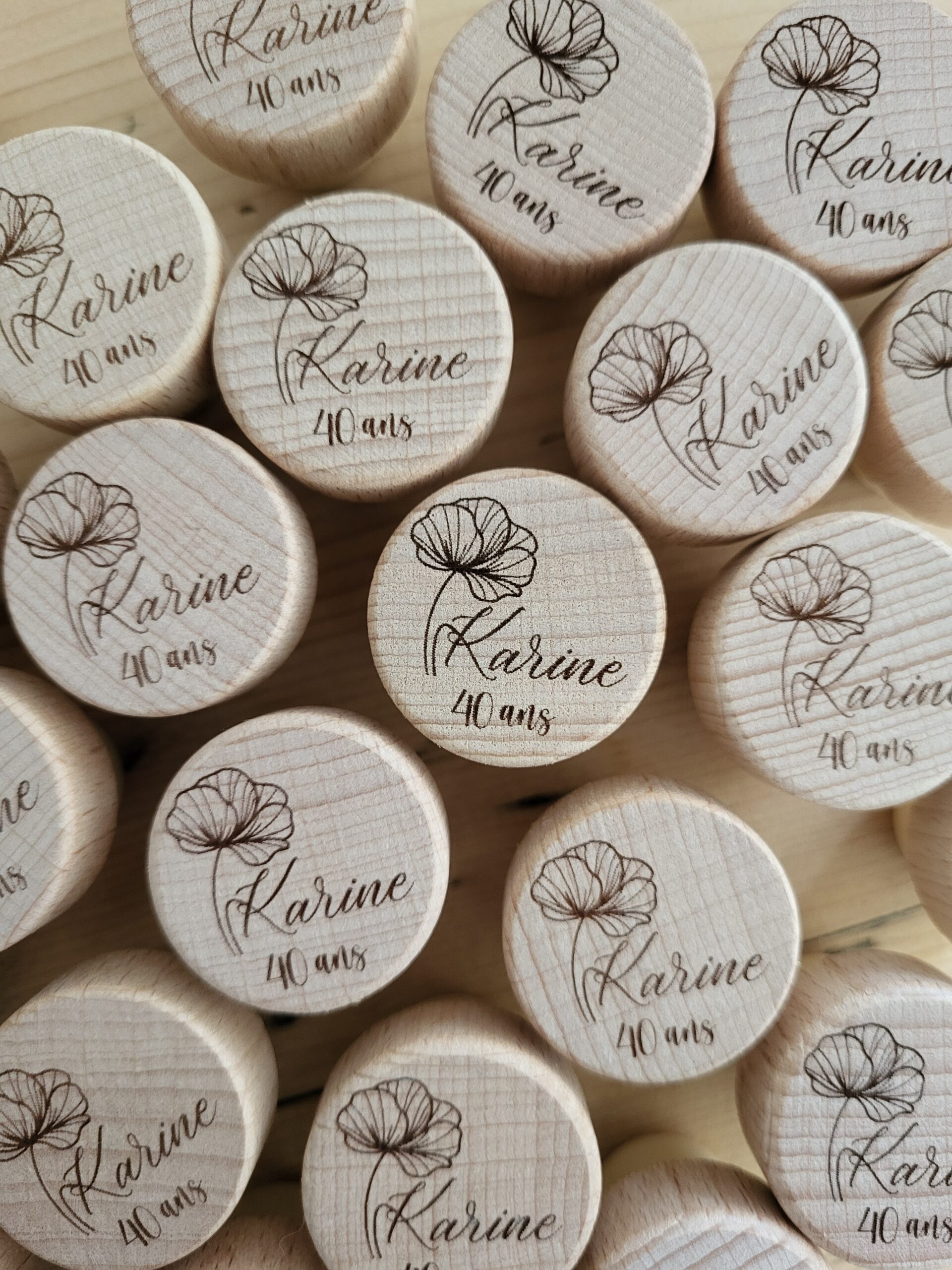 Bouchons personnalisés