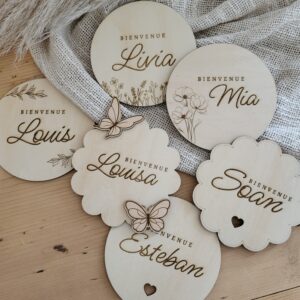 Carte de bienvenue bébé