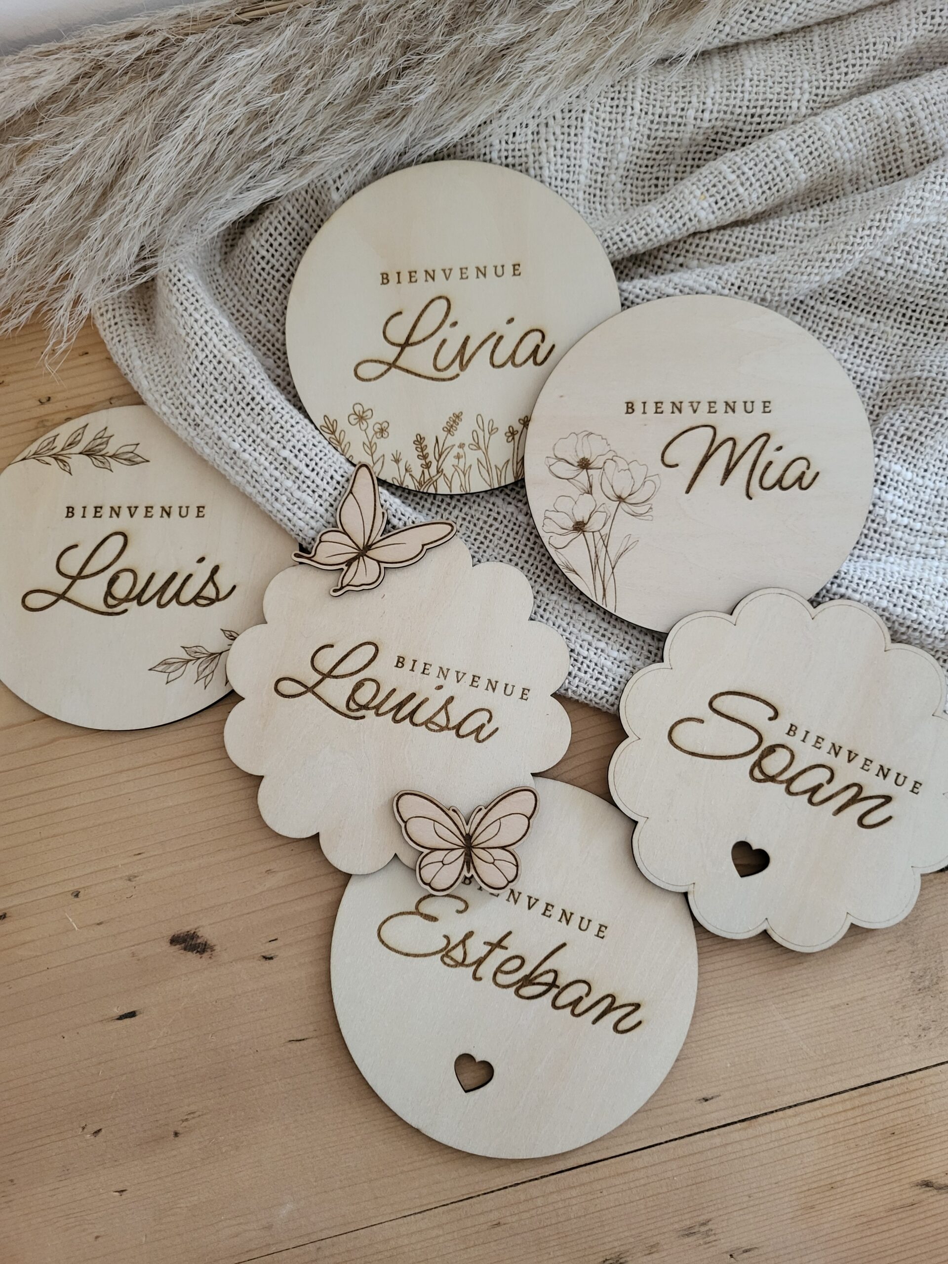 Carte de bienvenue bébé