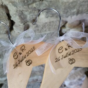 Cintres mariage (lot de 2)